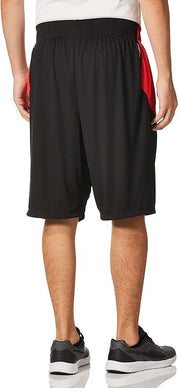 PUMA Cat Short Mens Big and Tall Running Short 4XL Black Red