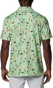 Columbia Men Regular fit Polo Shirt Medium Green