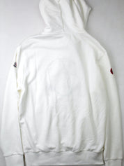 Moncler Mens Graphic Hoodie Sweatshirt Size XL White