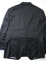 Hart Schaffner Marx Mens Classic fit Suit Jacket Blazer 44 L Black Solid Stretch