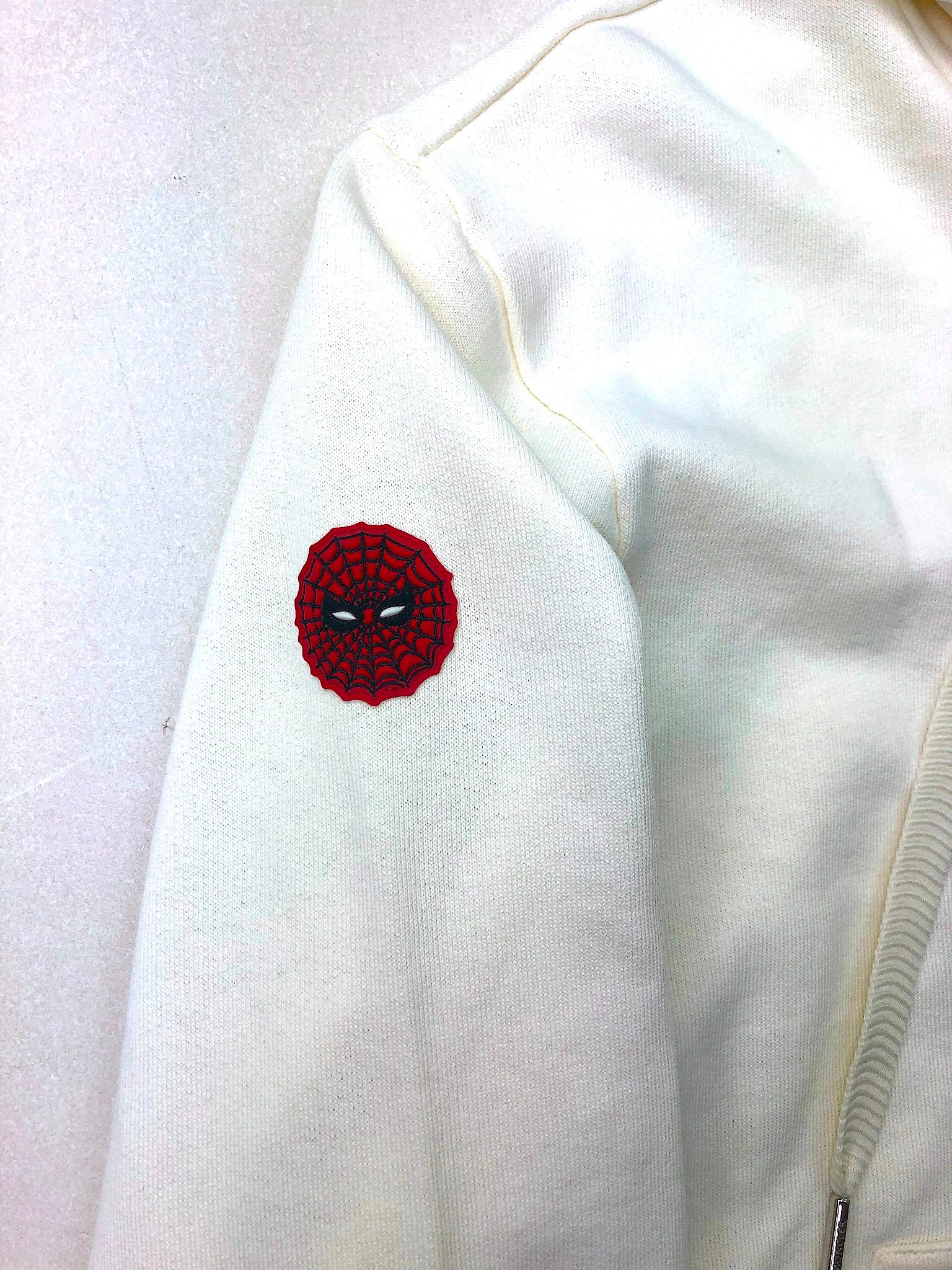 Moncler Mens Graphic Hoodie Sweatshirt Size XL White