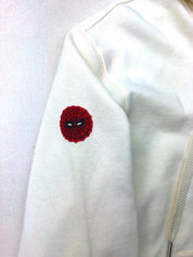 Moncler Mens Graphic Hoodie Sweatshirt Size XL White