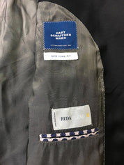Hart Schaffner Marx New York Soft Classic Fit Suit Jacket Blazer 44R Black