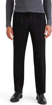 Docker's Mens Classic fit Dress Pants 36 / 30 Black Solid