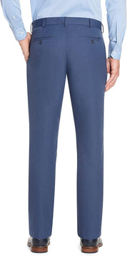 Van Heusen Mens Slim fit Dress Pants 32 / 32 Steel Blue Solid