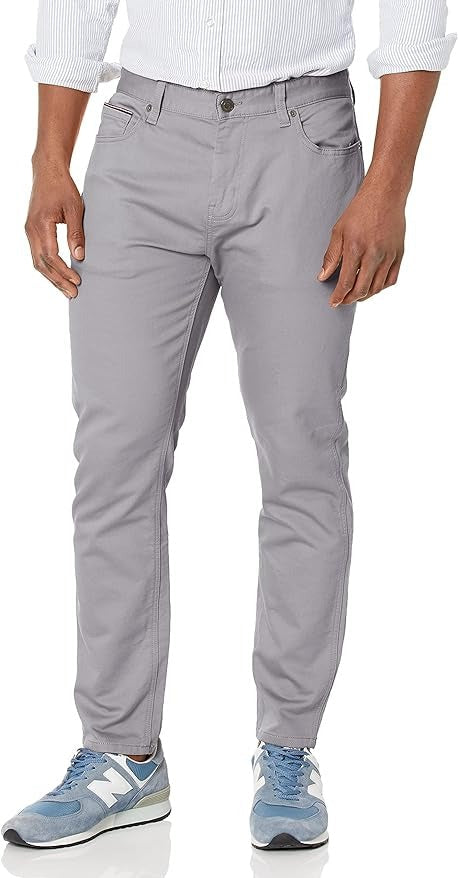 Tommy Hilfiger Men's Bk Travel Pants 36 x 30 Grey Smoked Pearl