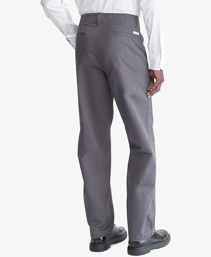 Calvin Klein Mens Utility Chino Pants Forged Iron Grey 36 x 30