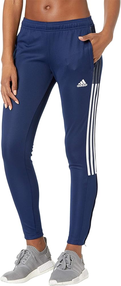 Adidas Womens  fit Athletic Pants 3X Blue Solid Stretch