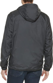 Calvin Klein Men's Black Polar Fleece Lined Windbreaker Black Small
