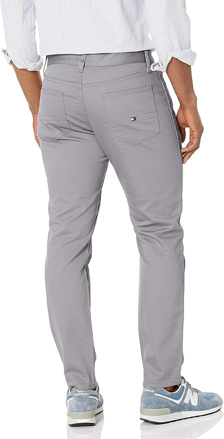 Tommy Hilfiger Men's Bk Travel Pants 36 x 30 Grey Smoked Pearl