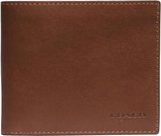 COACH Slim Bifold in Sport Calf Men's Wallet Saddle Leather Brown