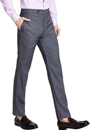 Calvin Klein Mens Slim fit Dress Pants 44 / 30 Charcoal Grey Solid