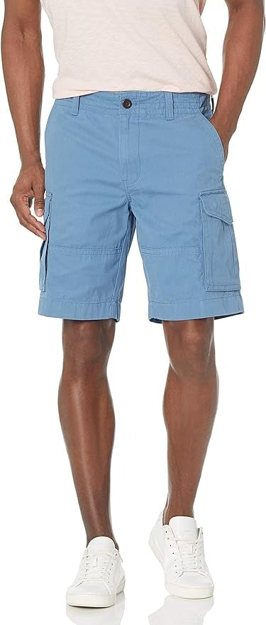 Tommy Hilfiger Men's 6 Pocket Stretch Cotton Cargo Shorts Size 34 Blue
