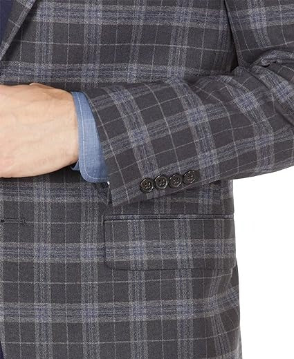 Lauren Ralph Lauren Mens Classic Fit Suit Jacket Grey 42R