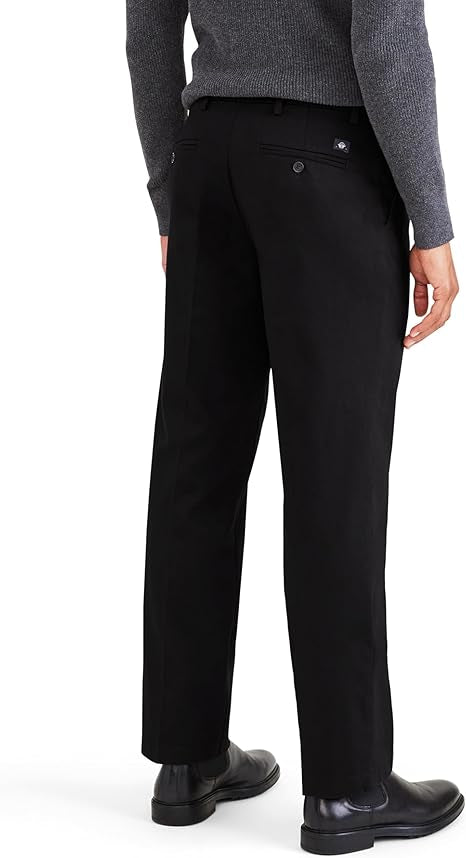 Docker's Mens Classic fit Dress Pants 36 / 30 Black Solid