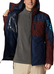 Columbia Mens Timberturner Ii Jacket Collegiate Navy Elderberry Small