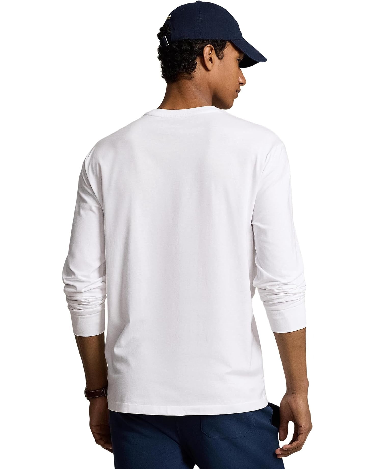 Polo Ralph Lauren Mens Classic fit Long Sleeve T Shirt XL White Solid