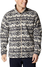 Columbia Men's Steens Mountain Printed Jacket XL 80S Fossil Print