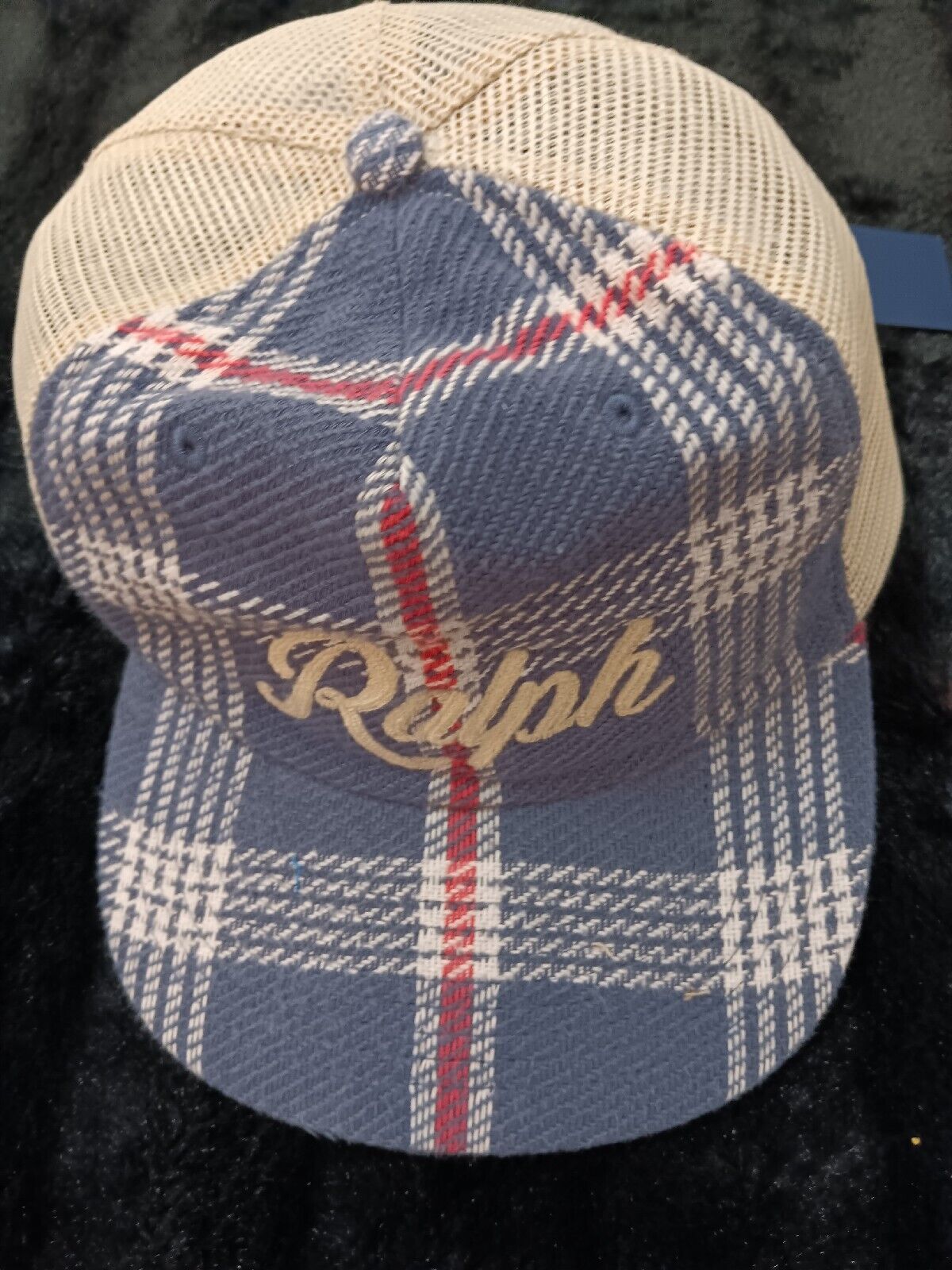 Polo Ralph Lauren Mens  fit Baseball Cap Hat One Size Beige Stretch
