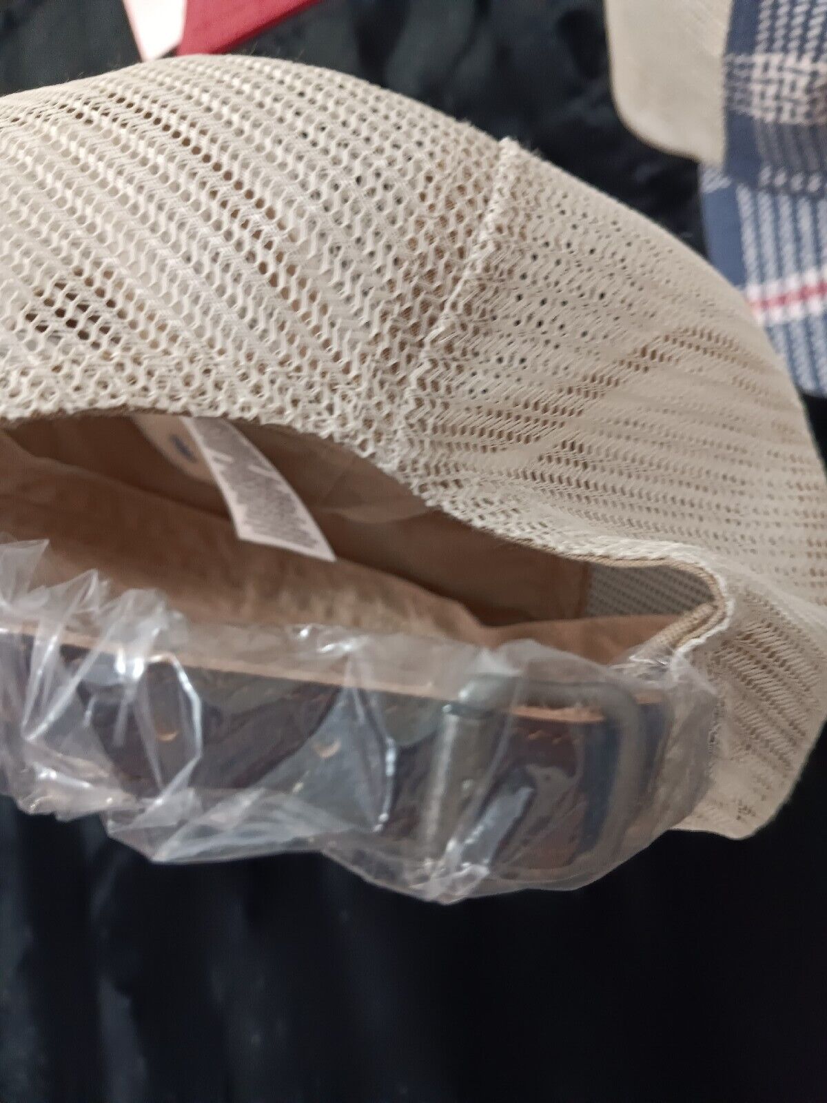 Polo Ralph Lauren Mens  fit Baseball Cap Hat One Size Beige Stretch