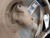 Polo Ralph Lauren Mens  fit Baseball Cap Hat One Size Beige Stretch