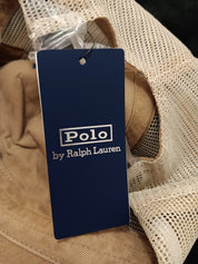 Polo Ralph Lauren Mens  fit Baseball Cap Hat One Size Beige Stretch