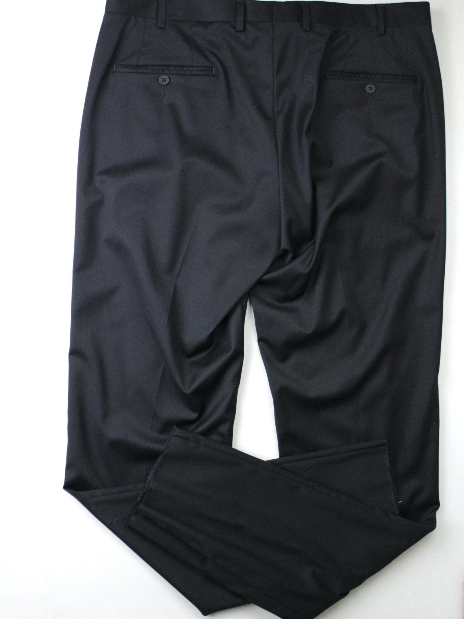 The Men's Store Regular fit Dress Pants 40 / 38 Black Solid