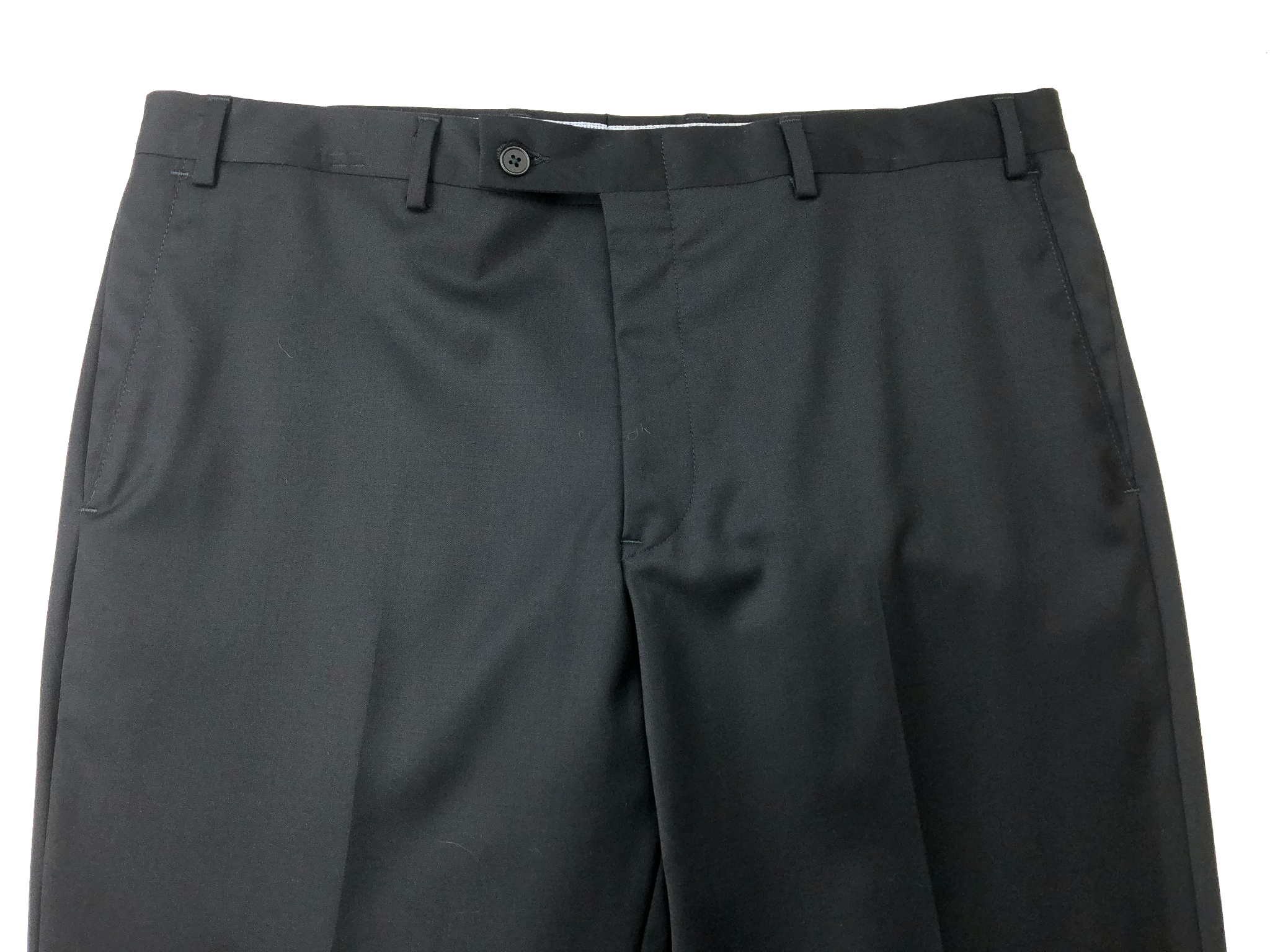 The Men's Store Regular fit Dress Pants 40 / 38 Black Solid