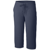 Columbia Womens Regular fit Casual Capri Pants 16W Blue Solid