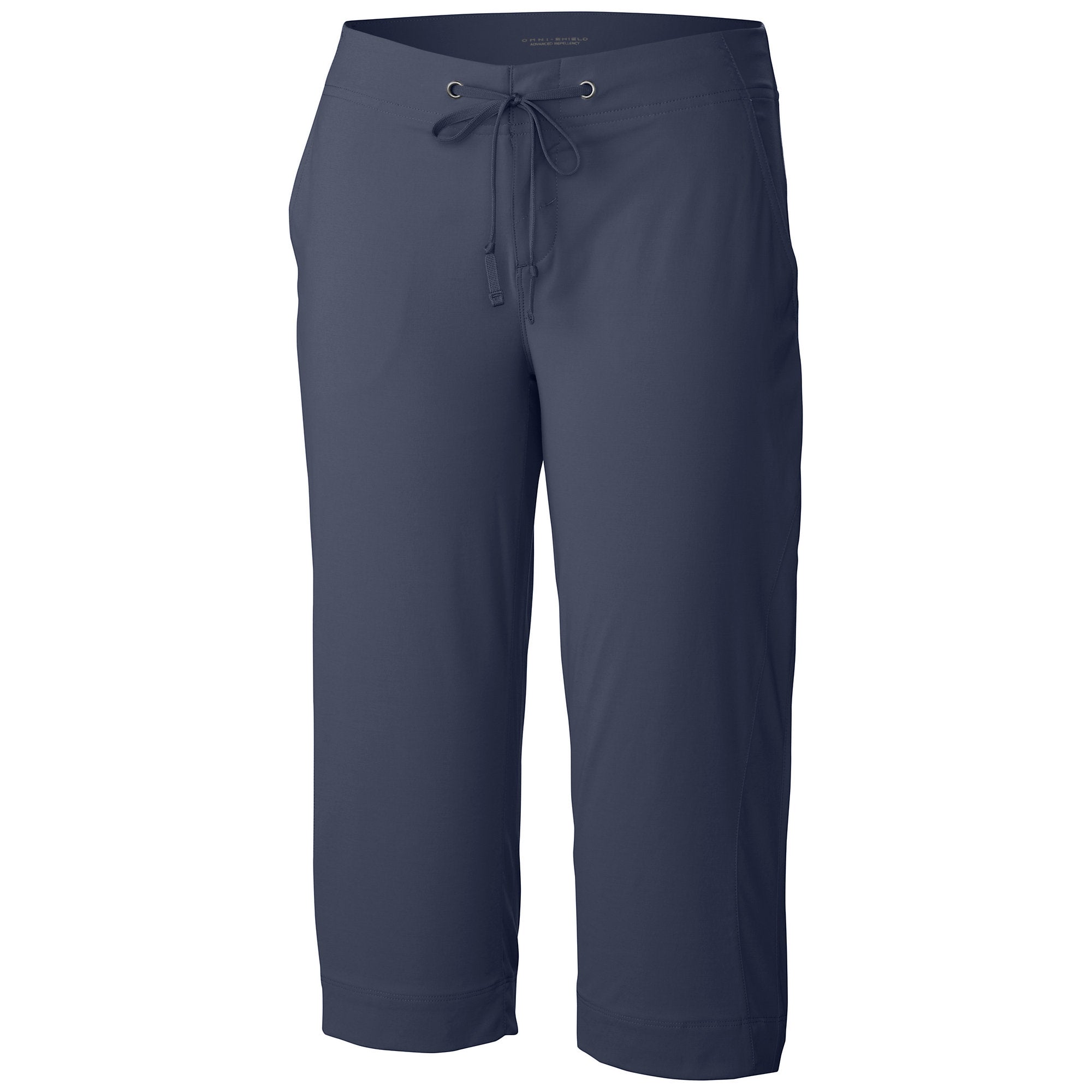 Columbia Womens Regular fit Casual Capri Pants 16W Blue Solid