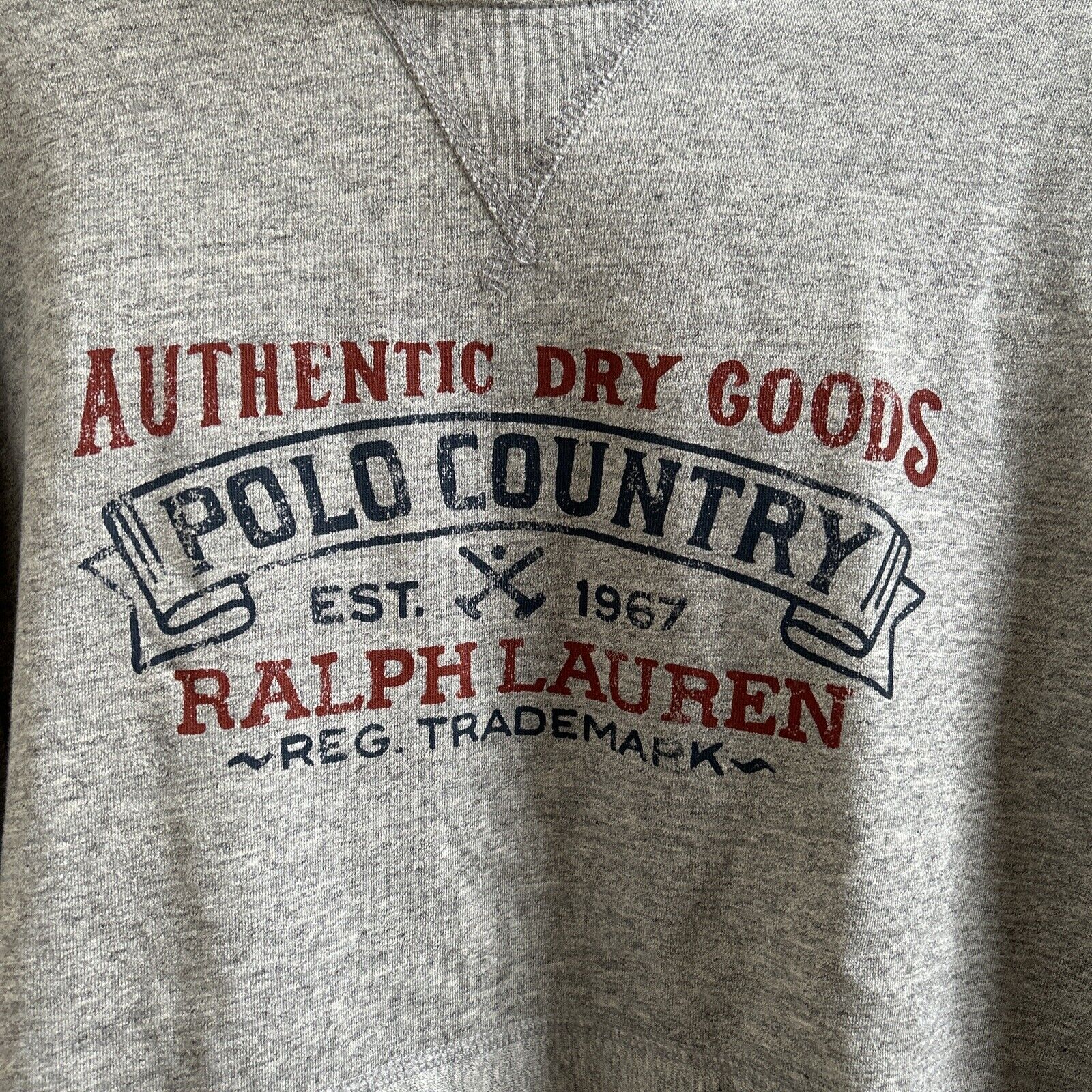 Polo Ralph Lauren Men's Logo Cotton Blend Hoodie Sweatshirt Grey Small