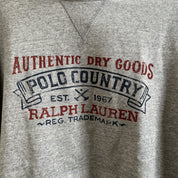 Polo Ralph Lauren Men's Logo Cotton Blend Hoodie Sweatshirt Grey Small