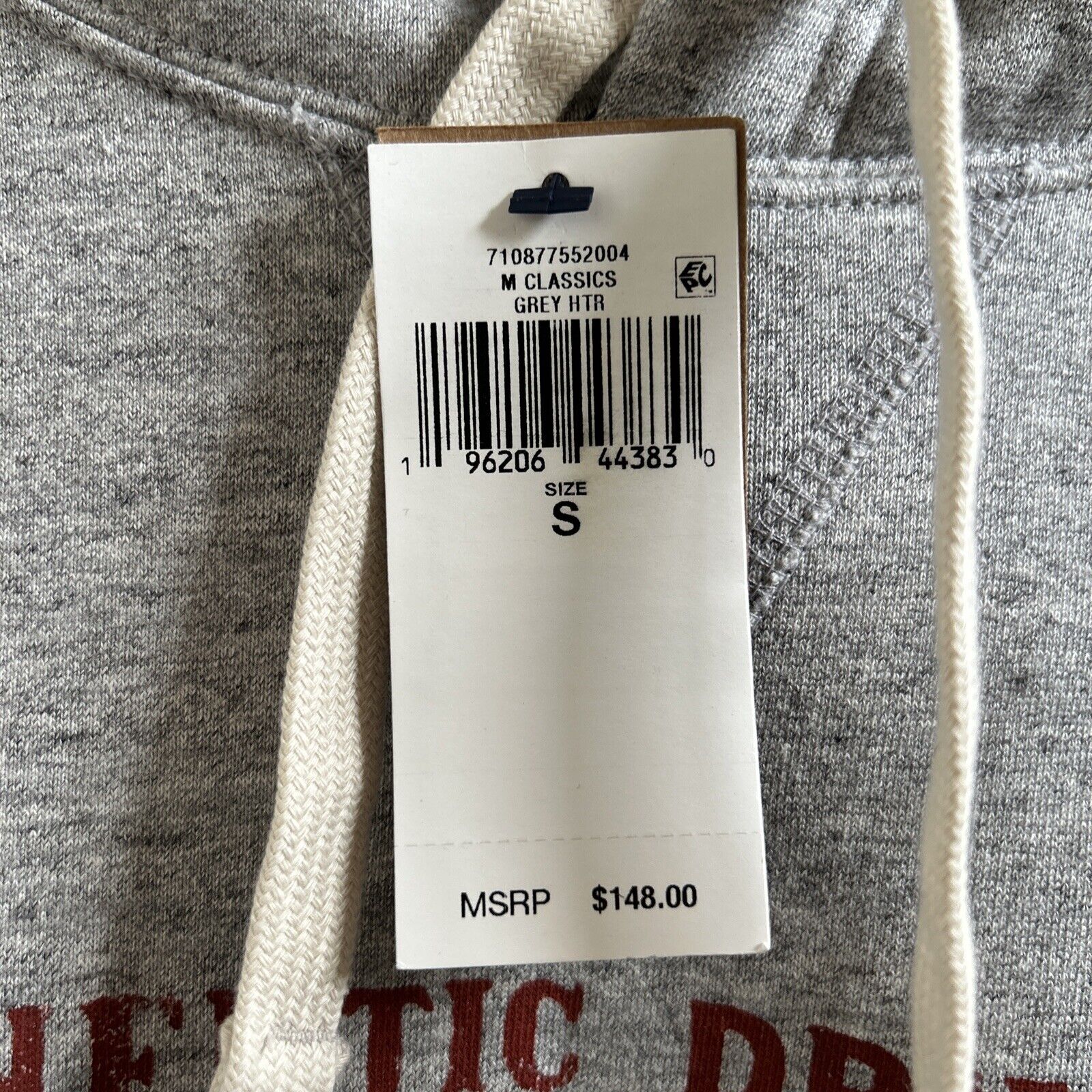 Polo Ralph Lauren Men's Logo Cotton Blend Hoodie Sweatshirt Grey Small