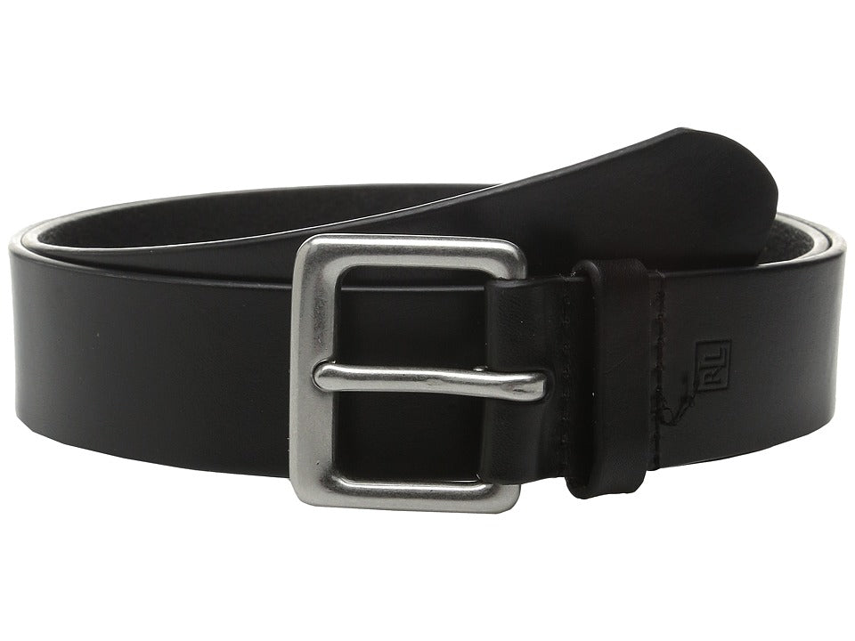Lauren by Ralph Lauren Mens Leather Dress Belt Black 32