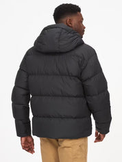 Marmot Mens Stockholm Quilted Full Zip Hooded Down Jacket Black XL