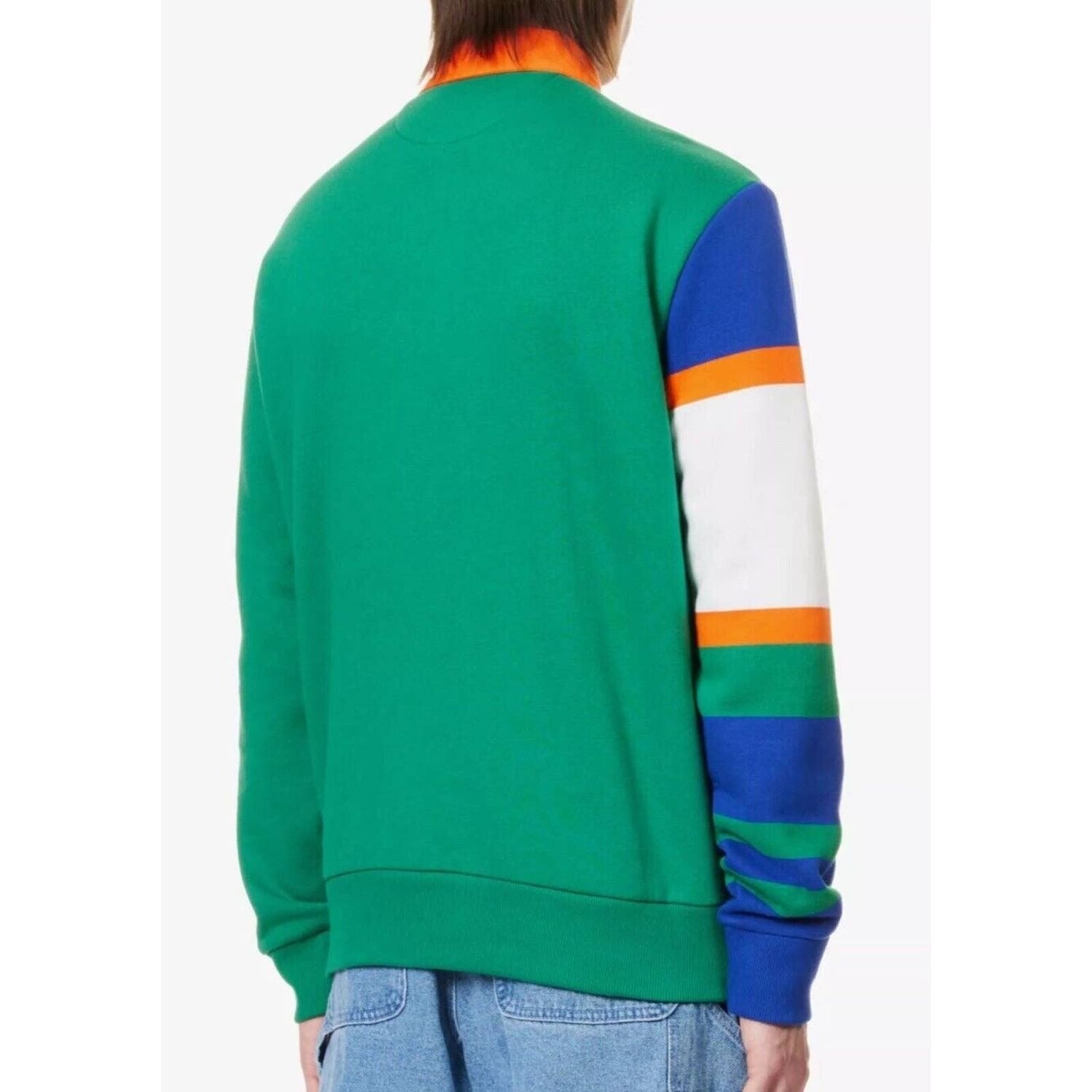 Polo Ralph Lauren Mens Fleece Rugby Sweatshirt Green Large