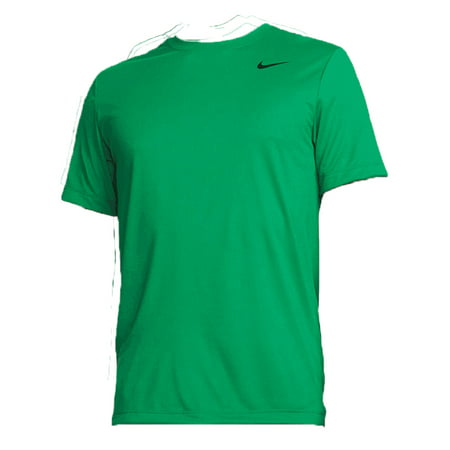 Nike Mens Dri Fit Legend Fitness Short Sleeve T Shirt Green 2XL