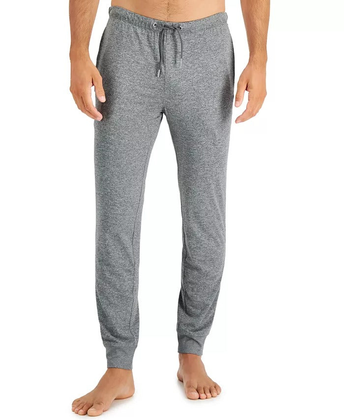 Alfani Men's Drawstring Tech Pants  Galaxy Night  Dark Gray Large