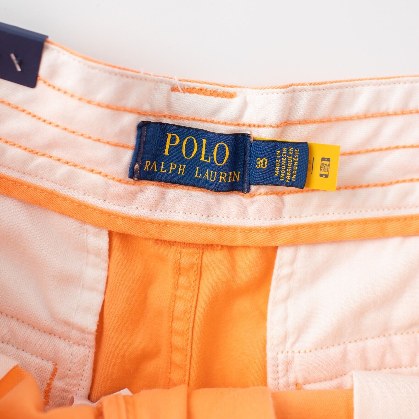 Polo Ralph Lauren Men's 10.5 Inseam Relaxed Fit Twill Cargo Shorts Orange 34