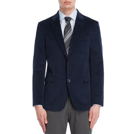 Tommy Hilfiger Men's Regular Fit Corduroy Blazer Cobalt Blue 42L Sport Coat