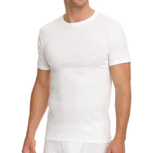 Jockey Mens Classic fit Short Sleeve T-Shirt Shirt Medium White Solid