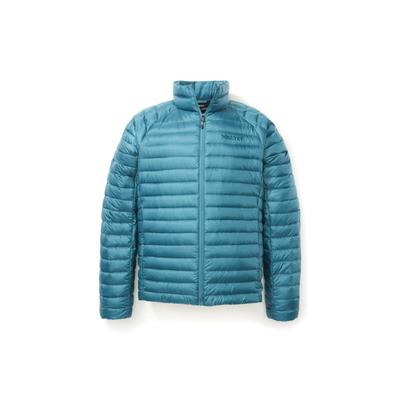 Marmot Mens Hype Quilted Coat Full Zip Jacket Moon River Blue XXL