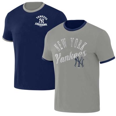 Darius Rucker Men Collection by Fanatics Navy/Gray Yankees Reversible T-Shirt XL