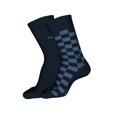 Hugo Boss Mens Crew Socks One Size Blue
