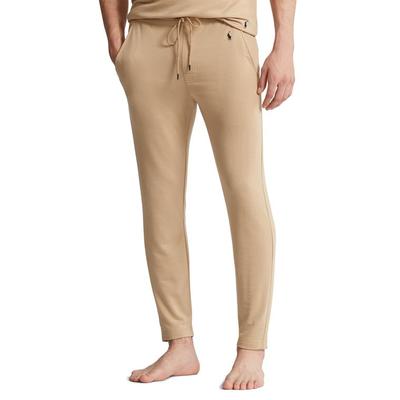 Polo Ralph Lauren Mens Terry Cloth Pajama Pants Medium Beige / Tan