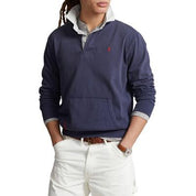Polo Ralph Lauren Men's Classic-Fit Flag-Patch Rugby Shirt XL Boathouse Navy