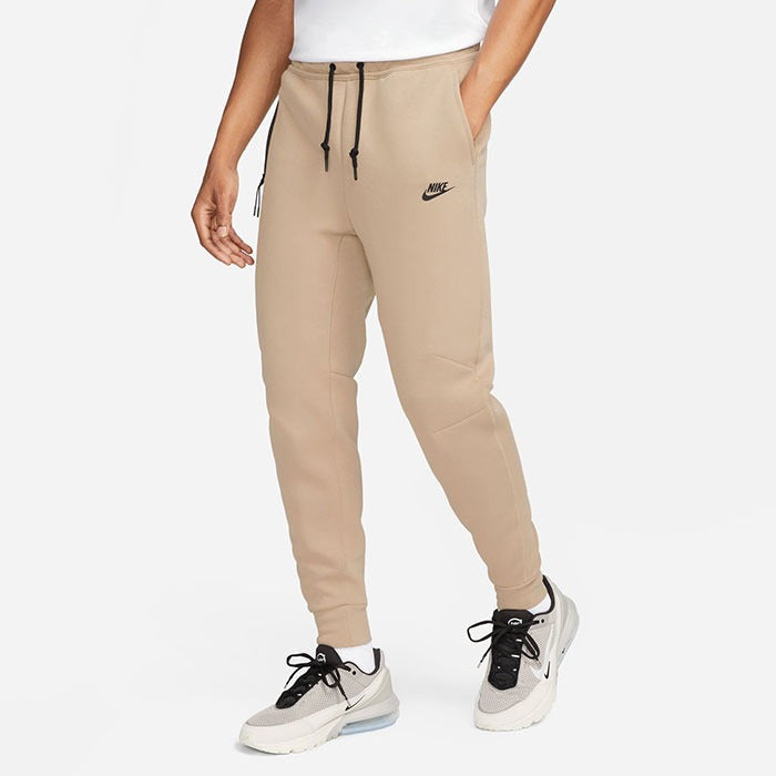 Nike Mens Tech Fleece Joggers Sweatpants Medium Mens Khaki Black
