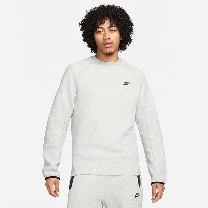 Nike Men's Tech Fleece Crewneck Sweatshirt Large Light Grey