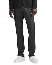 Rag & Bone Mens Fit 4 Authentic Stretch Relaxed Fit Jeans in Raw Black 33 x 32