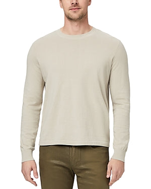 Paige Mens Champlin Crewneck Sweater Beige Xl